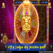 rifa jogo do bicho pdf